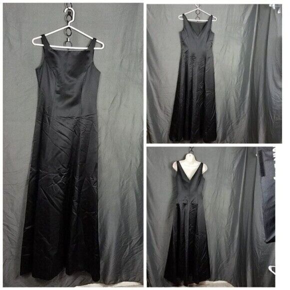 Michaelangelo Size 4 Black Bridesmaids Formal Prom Dress Long Style 8152DC - Picture 13 of 13